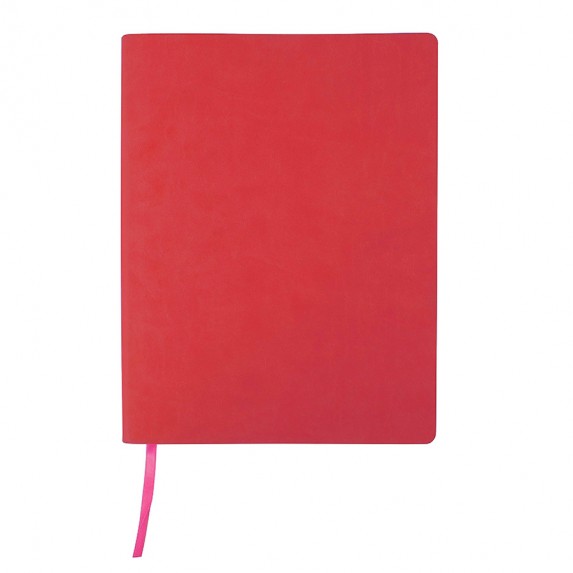 Записная книжка B5 "Biggy" в клетку, красная