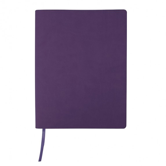 Записная книжка B5 "Biggy" в клетку, фиолетовая