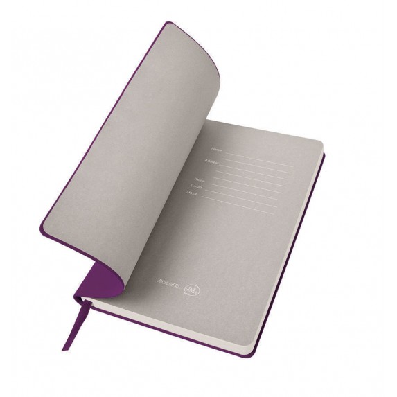 Записная книжка B5 "Biggy" в клетку, фиолетовая
