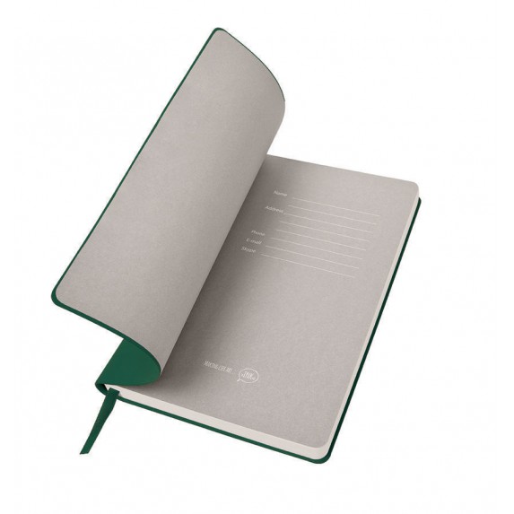 Записная книжка B5 "Biggy" в клетку, зелёная