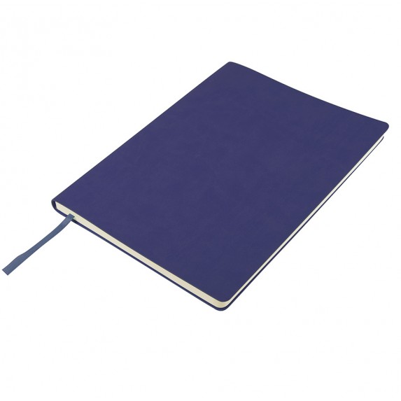 Записная книжка B5 "Biggy" в клетку, синяя