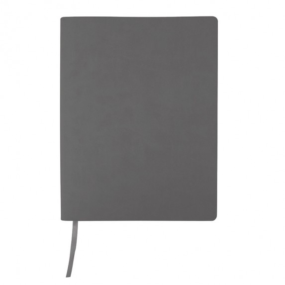 Записная книжка B5 "Biggy" в клетку, серая