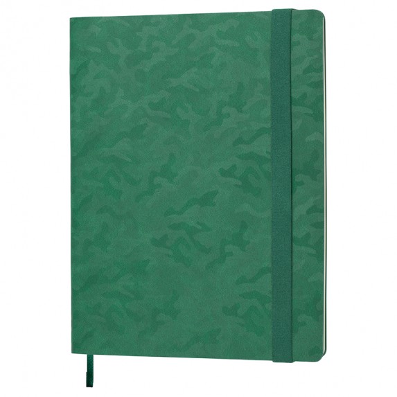 Записная книжка B5 "Tabyy Biggy" в клетку, тёмно-зелёная