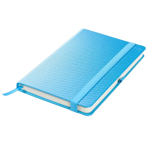 Записная книжка A5 "Barry" в клетку, бирюзовая