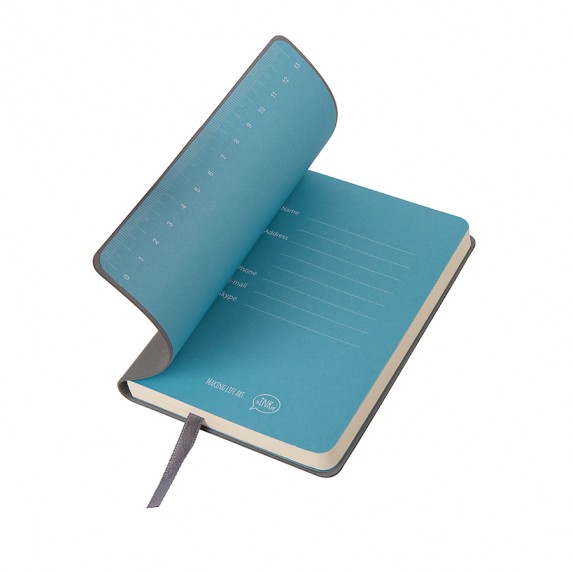 Записная книжка А6 "Funky" в клетку, серая