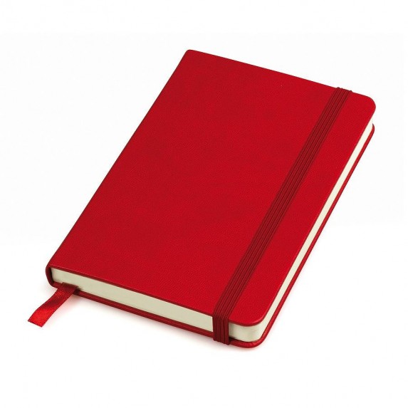 Записная книжка А6 "Casual" в клетку, красная