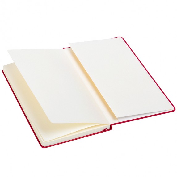 Записная книжка А6 "Casual" в клетку, красная