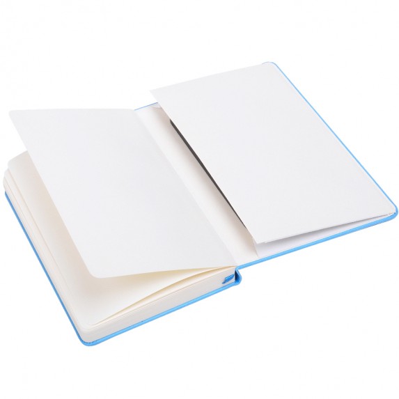Записная книжка А6 "Casual" в клетку, голубая